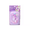 LEAN Estuche Escolar Grande Unicornio 3D, Plegable, Morado, 23x15x5 cm
