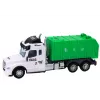LEAN TOYS Camión de Basura Teledirigido RC Verde Luces Sonidos