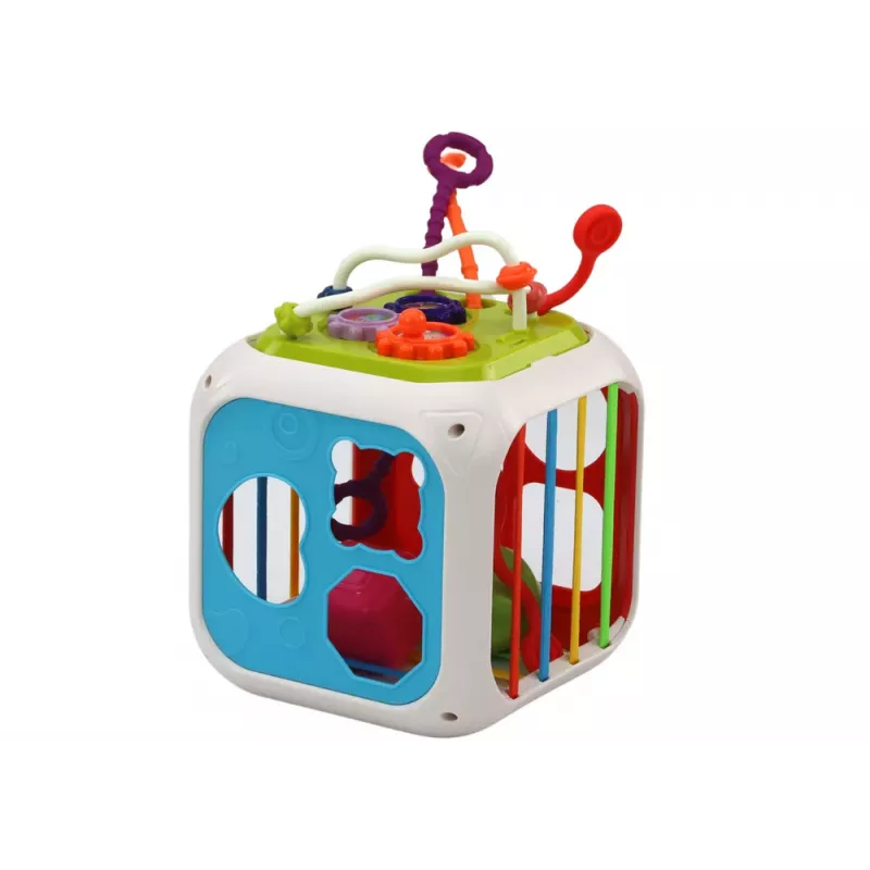 LEAN TOYS Cubo Educativo para Bebés Encajable 7en1