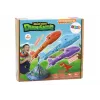 LEAN TOYS Juego de Lanzamiento de Cohetes Dinosaurio Bosque Multicolor Push Up