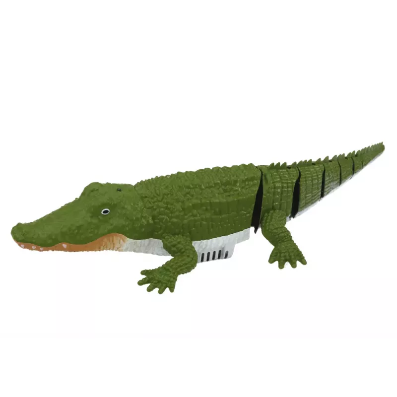 LEAN TOYS Cocodrilo de Agua Teledirigido que Nada en el Agua con Mando a Distancia