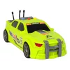 LEAN TOYS Coche Deportivo de Carreras con Luz y Sonido Verde 1:16