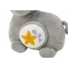 LEAN TOYS Elefante de Peluche Proyector Ayuda para Dormir Gris Peluche Estrellas Melodías