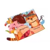 LEAN TOYS Libro Educativo de Tela Animales del Bosque con Sonido