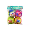LEAN TOYS Set de Pelotas de Tela Coloridas Educativas Sonajero 4 uds.