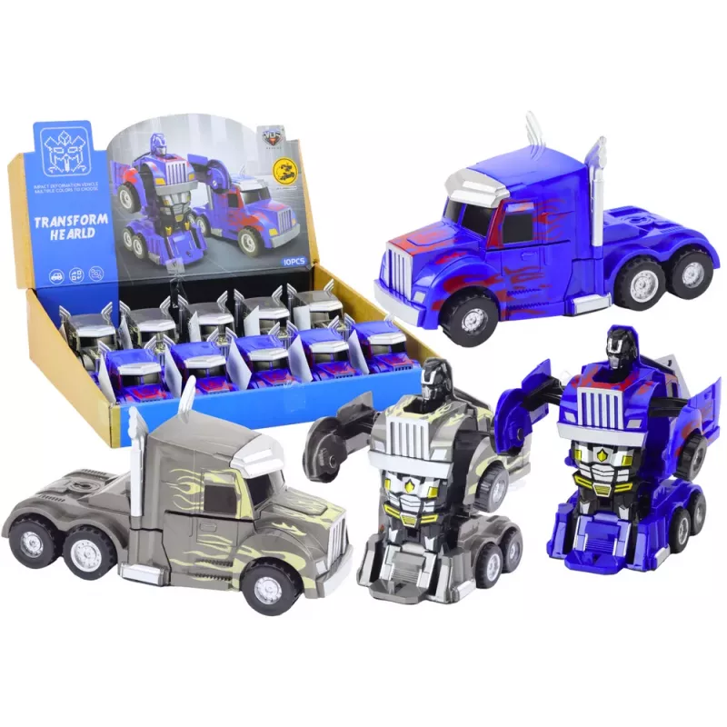 LEAN TOYS Coche Robot Camión 2en1 Robot 2 Colores
