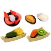 LEAN TOYS Set de Juguete de Sushi, Accesorios de Gambas para Niños, 24 Piezas