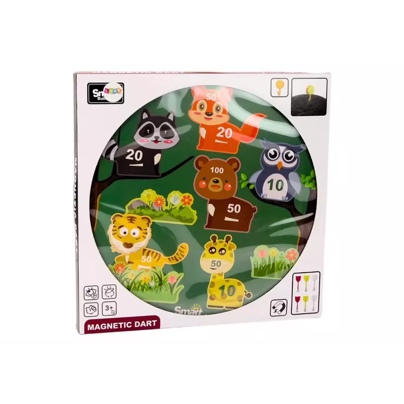 LEAN TOYS Animales Magnéticos Recreativo Verde Juego de Dardos