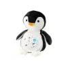 LEAN TOYS Oso de peluche luces y sonidos para dormir modo noche y día pingüino