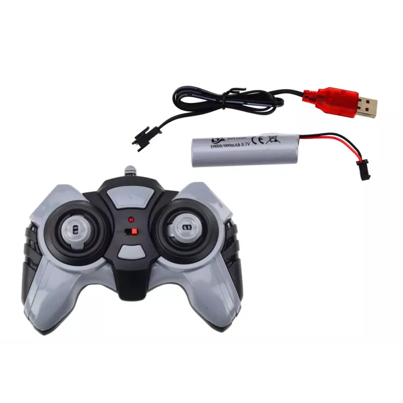 LEAN TOYS Tractor teledirigido RC 2.4G sonidos azul