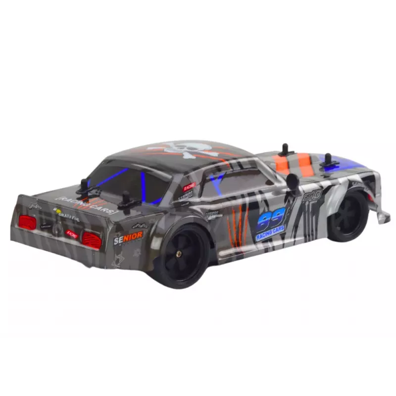 LEAN TOYS Coche deportivo teledirigido RC 1:18 gris