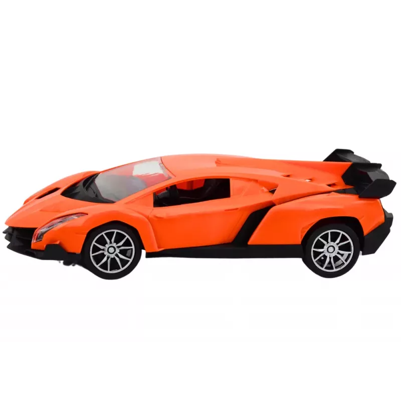LEAN TOYS Coche deportivo teledirigido naranja coche RC 1:16