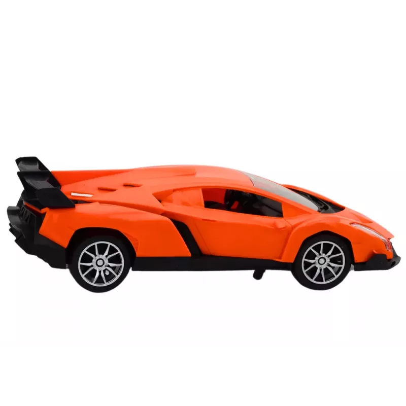 LEAN TOYS Coche deportivo teledirigido naranja coche RC 1:16