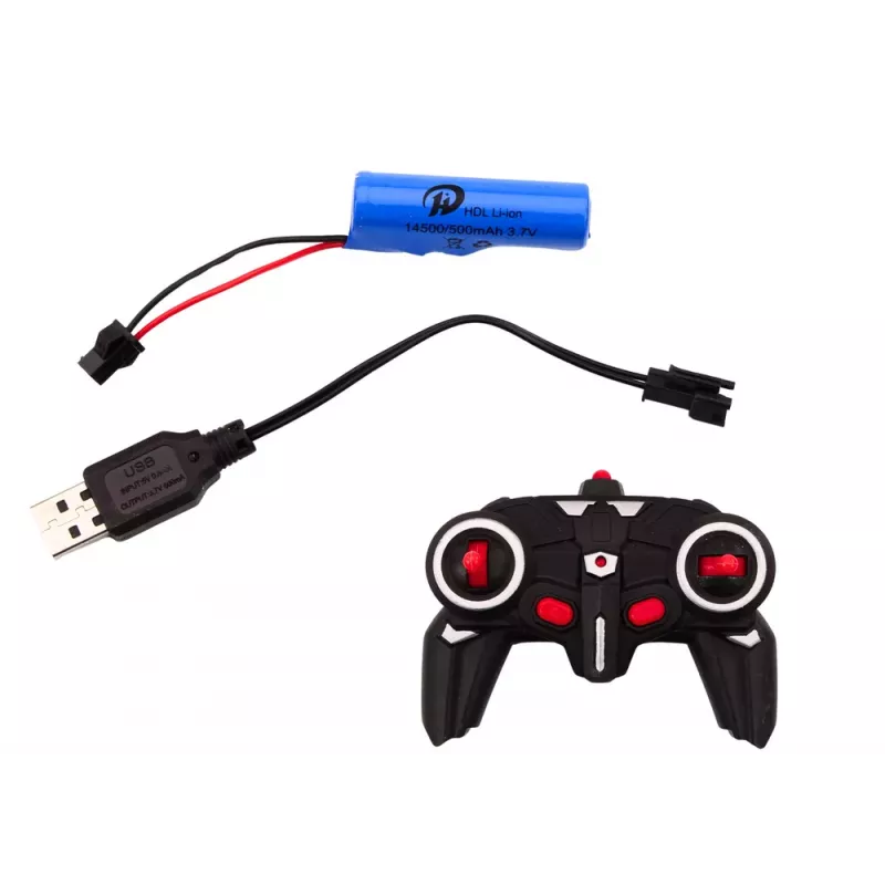 LEAN TOYS Coche teledirigido 1:18 drift 360 luces sonidos verde