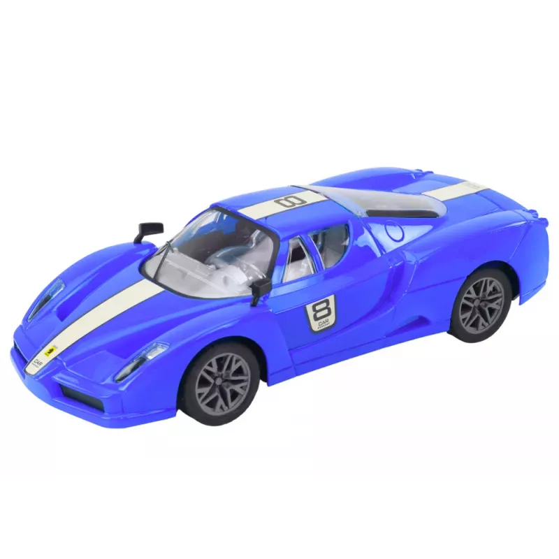 LEAN TOYS Coche deportivo con mando a distancia 1:16 R/C azul