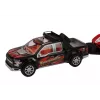 LEAN TOYS set de pickup con camión grúa, semirremolque, coche deportivo y todoterreno