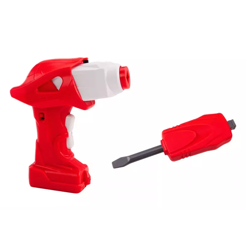 LEAN TOYS locomotora giratoria RC teledirigida, roja