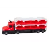 LEAN TOYS Lora camión grúa pista de carreras 2en1 luces sonidos señales coches rojo