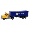 LEAN TOYS camión Tir semirremolque luces sonidos propulsión amarillo