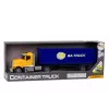 LEAN TOYS camión Tir semirremolque luces sonidos propulsión amarillo