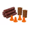 LEAN TOYS camión de madera con remolque 1:24 troncos de madera sonidos luces