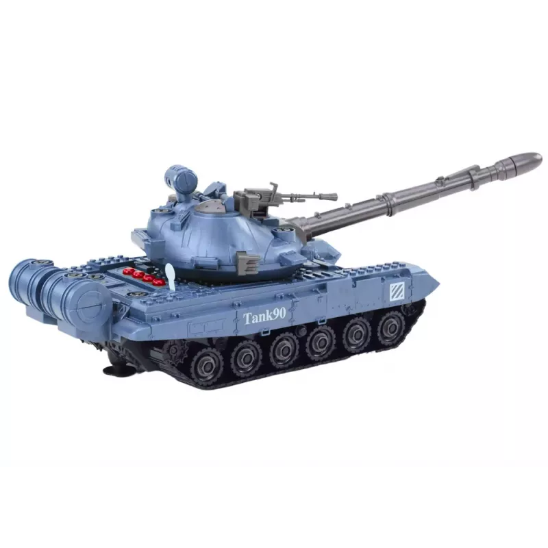 LEAN TOYS tanque vehículo militar DIY desmontaje azul sonidos kit de suspensión