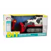 LEAN TOYS excavadora de orugas de dibujos animados para girar DIY blanco