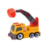 LEAN TOYS camión de dibujos animados con grúa para desmontar DIY naranja