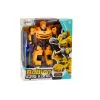 LEAN TOYS Auto-robot transformación 2 en 1 deportivo amarillo