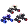 LEAN TOYS Coche de policía con propulsión por fricción, 3 colores todoterreno