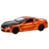 LEAN TOYS Coche deportivo de metal con propulsión por fricción y elementos abatibles 1:24 naranja