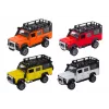 LEAN TOYS Coche todoterreno 1:32 con luces y sonidos, propulsión, puertas abatibles, metal