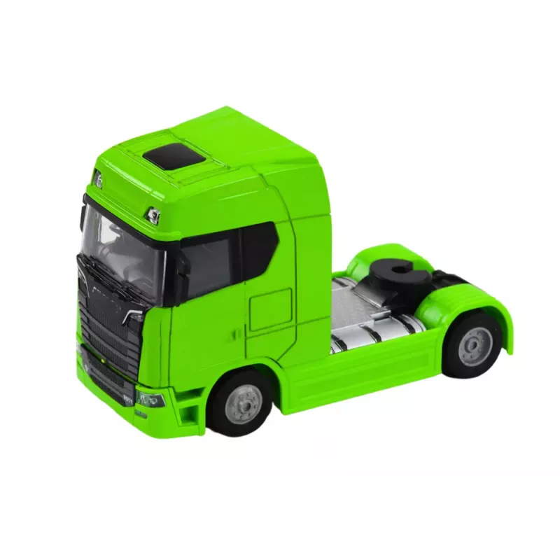 LEAN TOYS Camión sin semirremolque 1:32, metal, luces y sonidos, propulsión