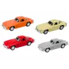 LEAN TOYS Coche clásico 1:32, metal, puertas abatibles, propulsión