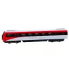 LEAN TOYS Tren de colección rojo y blanco 1:48 metal