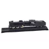 LEAN TOYS Pieza de colección vagón locomotora de tren 1:48 metal negro