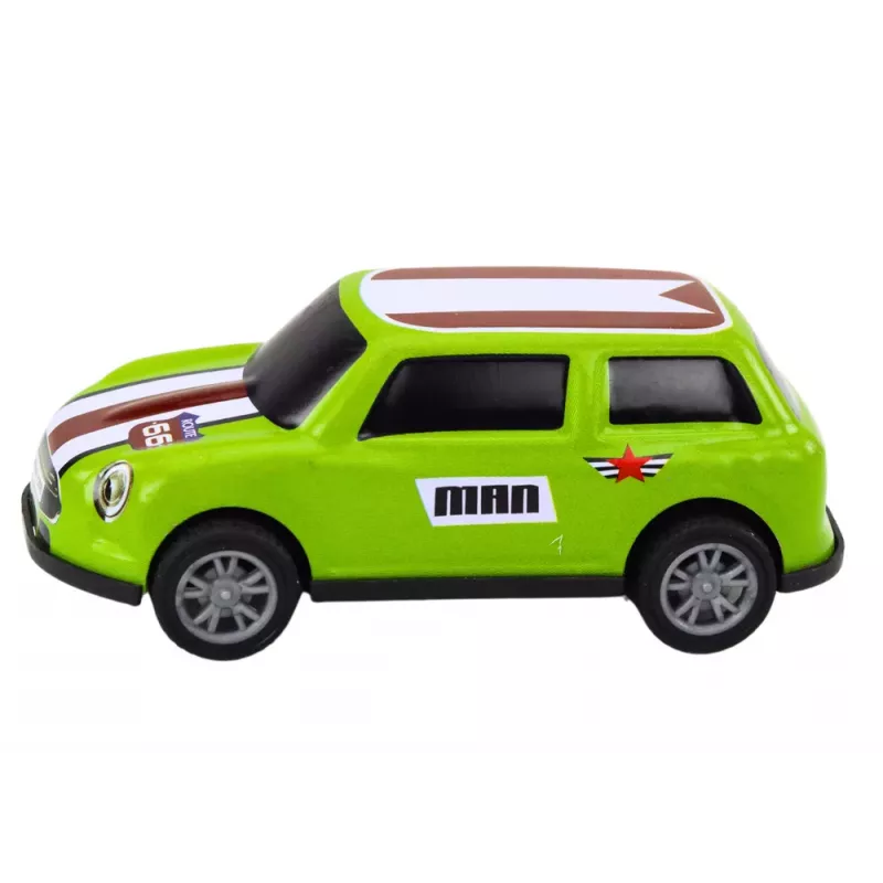 LEAN TOYS Set de coches, muelles, propulsión, multicolor, 12 piezas