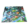 LEAN TOYS Set de 50 muelles flexibles de guía de tráfico en maletín para coches deportivos