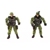 LEAN TOYS Set militar con lancha de combate, soldados, accesorios y sonidos