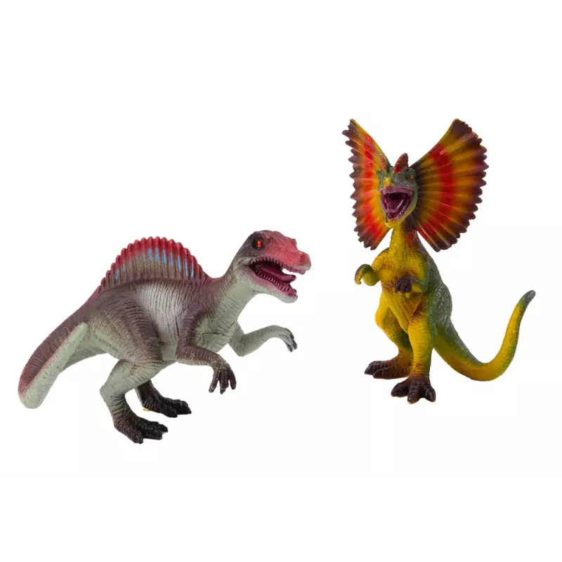 LEAN TOYS Figuras de dinosaurios Spinosaurus Dilophosaurus set 2 uds.