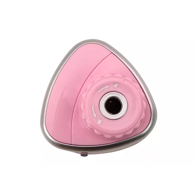 LEAN Sacapuntas eléctrico rosa para lápices de colores y lápices 6-8 mm