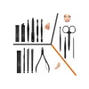LEAN Elegante set de herramientas para uñas y cutículas - 15 piezas
