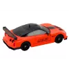 LEAN TOYS Coche deportivo teledirigido RC 1:24 naranja con ruedas intercambiables