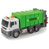 LEAN TOYS Camión de basura con fricción, efectos de sonido, verde, 1:16, surtido