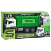LEAN TOYS Camión de basura con fricción, efectos de sonido, verde, 1:16, surtido