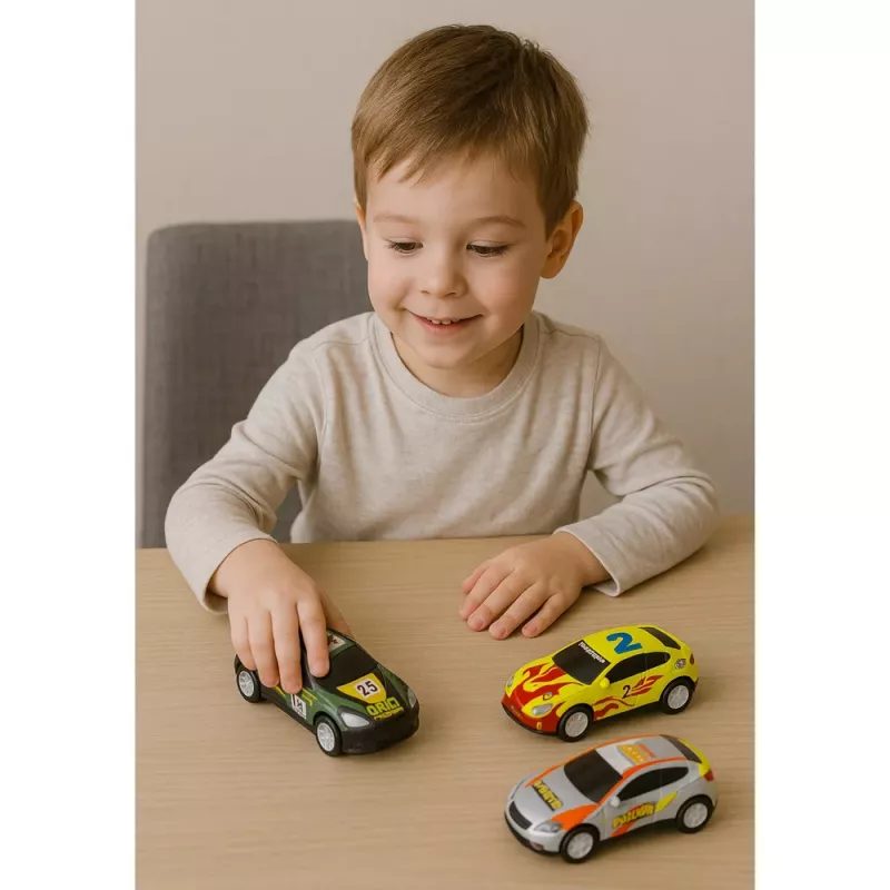 LEAN TOYS Set de señales de tráfico en maletín, 30 piezas, Cars