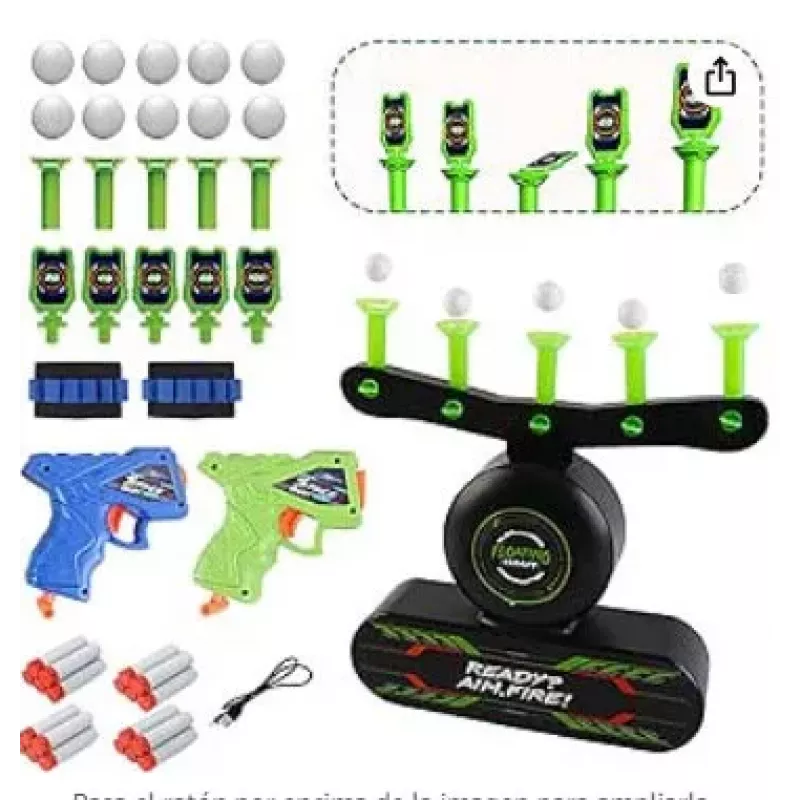 LEAN TOYS Juego de tiro con bolas flotantes