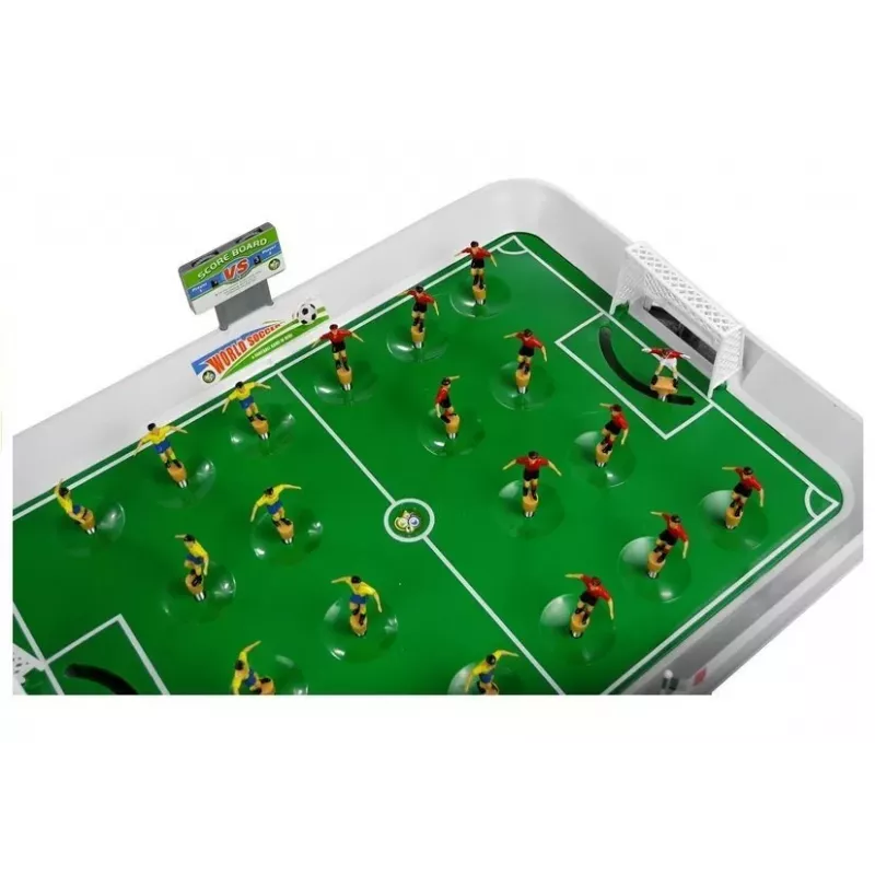 LEAN TOYS Futbolín de muelles fútbol campo grande