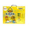 LEAN Set de manualidades en maletín pato amarillo 84 piezas
