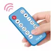 LEAN TOYS Carrusel de cuna proyector con mando a distancia, melodías y sonidos de animales azul